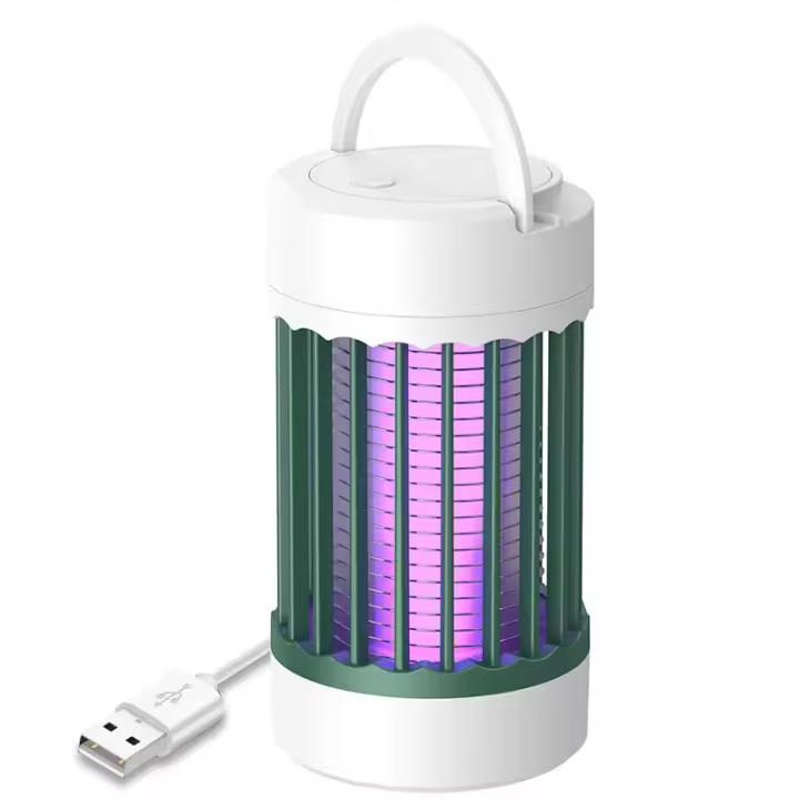 2PCS Asesino De Mosquitos Eléctrico Portátil Recargable Para Uso Interior Y Exterior En Hogar Jardín Y Camping - 1