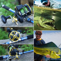 Carrete De Pesca En El Agua Salada Sougayilang Carrete De Arroqueo Con Carril Para Barco Oceánico Carrete De Pesca Redonda Para Baitcasting Pesca En Oceano - details 15