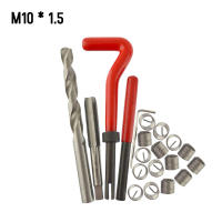 Kit De Reparación De Hilos Métricos Helicoil Para Coche Herramienta De Reparación De Coche M5 M6 M8 M10 M12 M14 15pcs/20pcs/30pcs - details 14