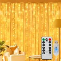Luz De Encaje LED Para Cortina 6M 8 Modos Decoración De Año Nuevo Fiesta Navidad Boda Y Hogar Guirnalda De Farolillos Navideños - details 13