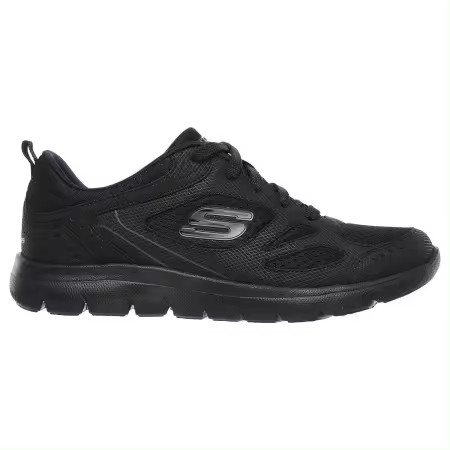 Zapatillas Skechers Summits Suited Negras Mujer 12982 BBK - 1