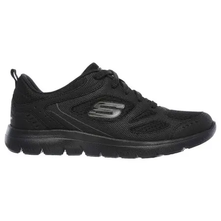 Zapatillas Skechers Summits Suited Negras Mujer 12982 BBK - 1