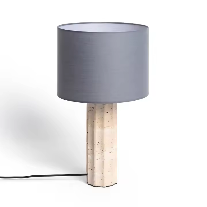 Ledkia Lámpara de Mesa Travertino Brado Beige - 1