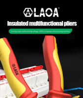 Alicates Aislados LAOA Con Punta De Agujas Y Corte De Alambre Crimpado Y Cortador De Cable Resistente a La Voltaje 1000V Para Electricista - details 0