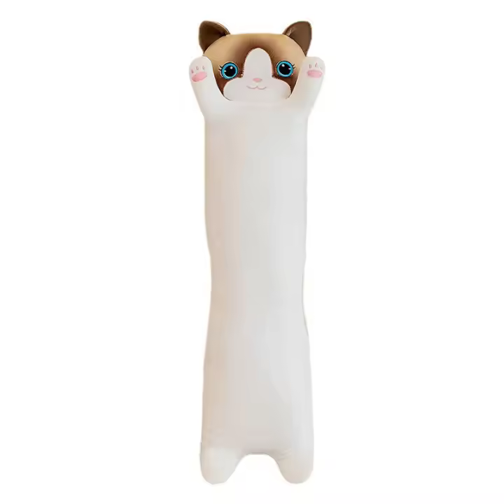 Almohada De Gato Adorable Peluche Muñeco De Cama Para Dormir Compañero De Cumpleaños Regalo Edición Nueva Almohadillas De Poliéster / Algodón - 1
