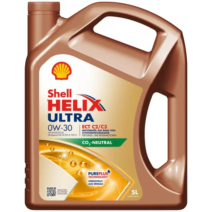 Aceite Shell Helix Ultra Ect C2/C3 0W30 5 L para Motores Gasolina, Diésel - 1