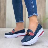 Zapatos De Mujer Casual Comodidad Fashion Redonda Antideslizante Tacón Medio Suela Gruesa Zapatos Deportivos Para Caminar Diario - details 5