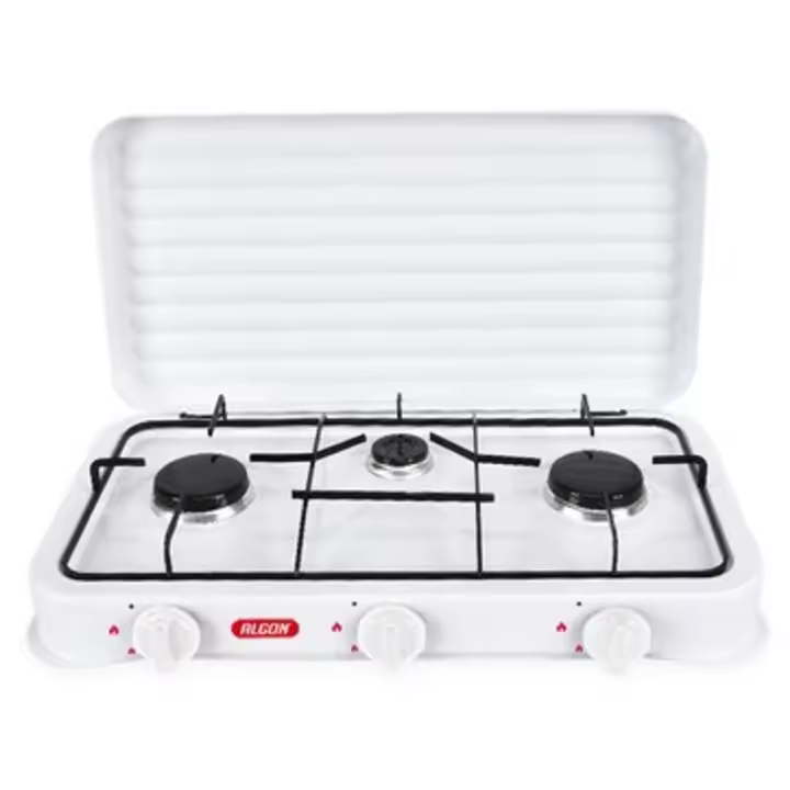 Hornillo de gas, Cocina Portatil de Gas, Hornillo Hierro Esmaltado Exterior CAMPING Acampada y senderismo Algon - 1