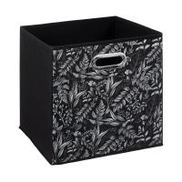 Caja de almacenamiento de tela - Cesta organizadora plegable - Motivos Florales - 31x31x31 - 5 FIVE - Varios Modelos - details 0