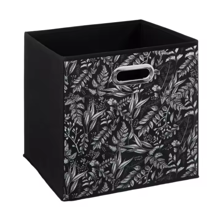 Caja de almacenamiento de tela - Cesta organizadora plegable - Motivos Florales - 31x31x31 - 5 FIVE - Varios Modelos - 1