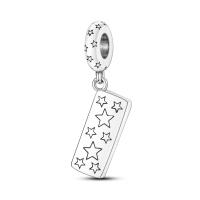 Encanto De Colgante De Árbol De Familia Platinado En Plata Para Pulsera De Bangle Y Collar DIY Regalo Con Doble Vuelo Aéreo - details 126