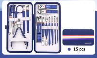 Juego De Cortauñas De Acero Inoxidable 9-19 Piezas Con Bolsa Plegable Kit De Manicura Herramienta De Belleza Para Uñas Y Maquillaje - details 4