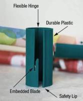 Cortador de papel de regalo deslizante (paquete de 3) - Cortador portátil de rollos de papel de regalo para Navidad y cumpleaños - details 0