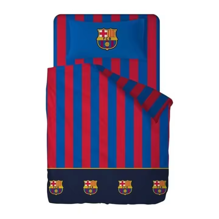 Fútbol Club Barcelona juego de funda nórdica y almohada para cama de 105cm producto oficial 105FNFCB501829 - 1