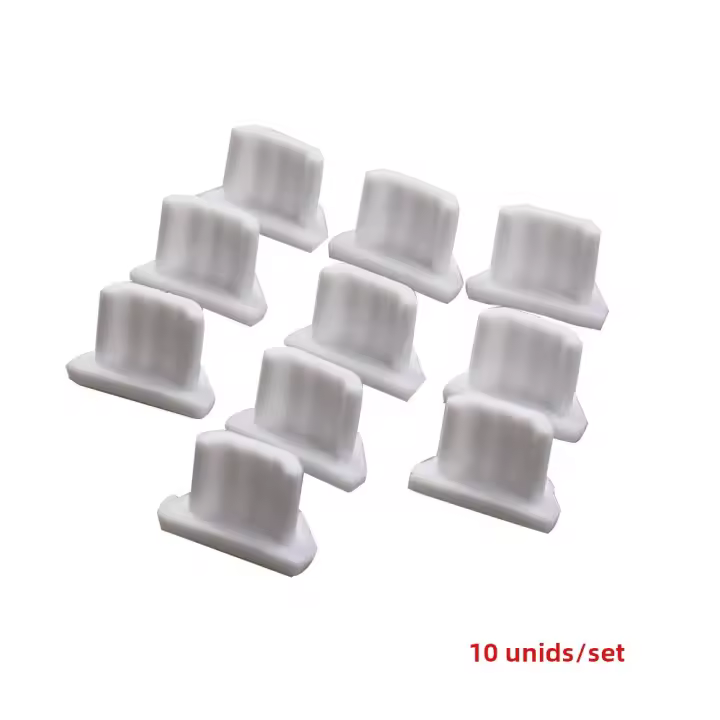 10PCS/set Tapa De Polvo De Micro USB De Silicona Protección Para Puerto De Carga Interface Micro USB Herramienta De Protección - 1