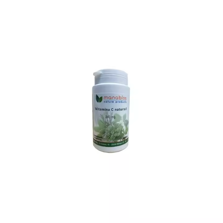 Vitamina C Natural en 340mg (32 comprimidos) de Manabios - 1