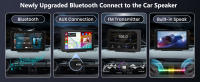 7 pulgadas Reproductor multimedia con pantalla táctil inalámbrica CarPlay - Receptor de radio para coche estéreo con navegación GPS, alimentado por enchufe de coche, ≤36V, sin batería, admite conexiones por cable e inalámbricas-Marca Cecodadi - details 11