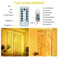 Luces De Tejado LED Cadena De Luces De Hilo De Cobre Para Navidad Y Año Nuevo Decoración De Fiesta Al Aire Libre En Casa Y Camping - details 6