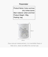Cesta De Ropa Plegable Impermeable Para Almacenamiento De Calcetines Camisas Y Socks Organizador Creativo De Barril Sucio Para El Hogar Material De Lona Ecológico - details 1