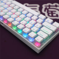104 Teclas Pudding Tema OEM Perfil ABS PBT Doble Choque Teclas Para Teclado Mecánico De Switch MX RGB Retroiluminado Teclas - details 21