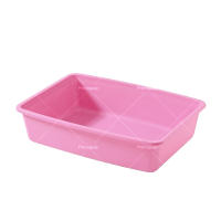 Caja de arena abierta para gatos, arena para mascotas, con bordes altos, 37 x 27 x H8,6 cm - details 0