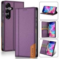 Funda De Cuero Magnética Para Samsung Galaxy A56 A36 A26 A16 A17 A06 A55 A35 A25 A54 A34 A15 5G A14 A07 A06 A71 A53 Con Tarjetero - details 13