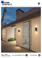Lámpara De Pared LED Impermeable Para Exterior Y Interior IP65 Iluminación Superior E Inferior Para Porche Jardín Dormitorio Decoración De Hogar Luz De Pared - details 5