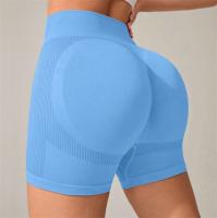 Yoga Pants Para Mujer Cintura Alta Sin Costuras Fitness Deportivas Talla Verdadera Striped Polyester Nylon - details 10