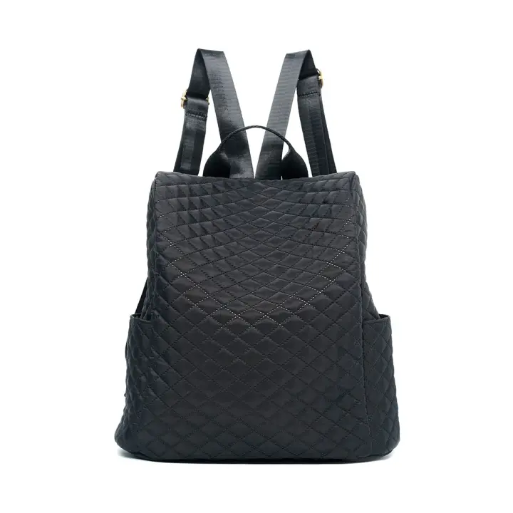 Mochila Negra impermeable para Mujer, Diseño Abrigo duradero, mochila antirobo, fashion - 1