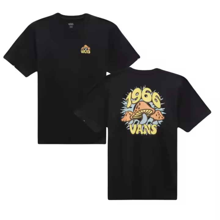 Camiseta Vans Mushruum Tee-B Negro T Shirt Vn000Fknblk1 - 1
