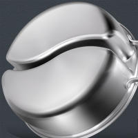 Olla con tapa de vidrio Almalux® con separación doble, acero inoxidable, Cocina dos platos diferentes al mismo tiempo – para cocina de inducción, gas, etc - details 5