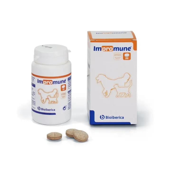 BIOIBERICA - Impromune - Alimento complementario para Reforzar el Sistema Inmunitario en Perros y Gatos - 1