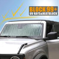 Cubierta De Parabrisas Antisolar Para Ford Bronco 2021 2022 2023 Visera Solar De Coche Aislante Accesorio Para Automóvil - details 0