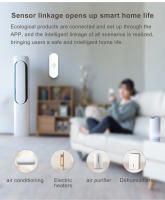 Sensor De Vibración WiFi Tuya Sensibilidad Alta Alertas Inteligentes Compatibilidad Con Alexa Y Google Home Para Vida Smart - details 7