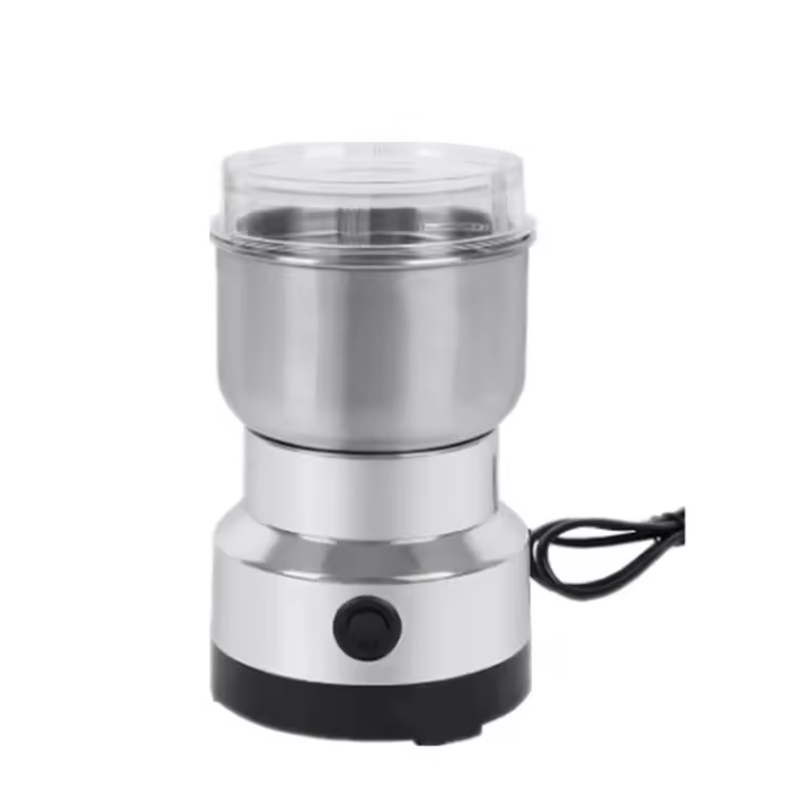 Mini Trituradora Eléctrica De 300ml Ultrafina Para Alimentos Para Bebés Café Especias Pimienta Trigo Moler Con 4 Hojas De Acero Inoxidable - 1