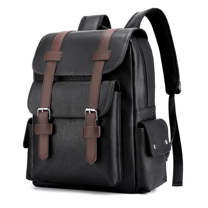 Bolsa de viaje de negocios de cuero PU para hombre, Con múltiples bolsos, capacidad Gran, 1 Pieza, para use Diary - 1