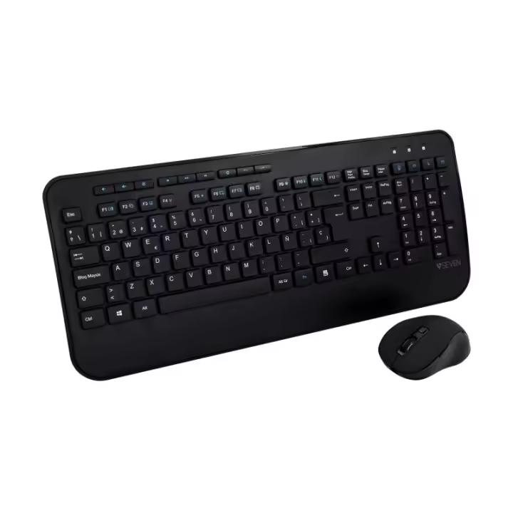 V7 - CKW300ES Teclado Full-size con reposamuñecas QWERTY español (negro) CKW300ES - 1