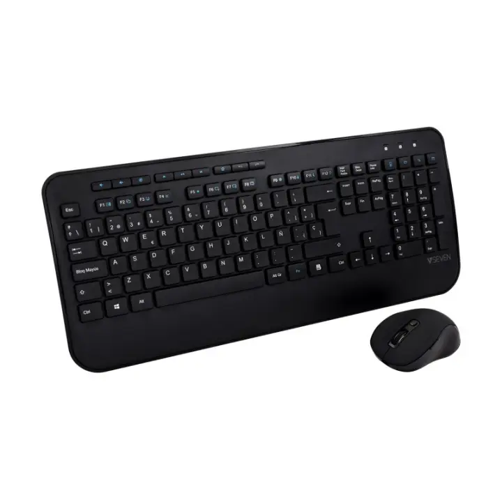 V7 - CKW300ES Teclado Full-size con reposamuñecas QWERTY español (negro) CKW300ES - 1