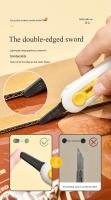 Cortauñas Magnético Mini Retráctil Durable Portátil Abrepuertas Y Cortador De Papel Material ABS Herramienta De Uso General - details 14