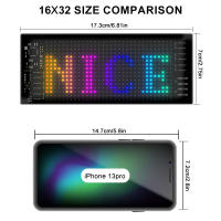 Panel De Pantalla LED Matriz De Pixeles Bluetooth APP Para Coche Hotel Bar Programmable LED Flexible Display Luz Nocturna DIY - details 0