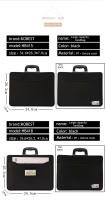 Bolso De Mano Para Portátil A4 Gran Capacidad Estuche De Almacenamiento Multicapa Para Reuniones Y Oficina Bolsa De Archivos - details 1
