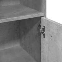 vidaXL Armario de baño madera contrachapada gris 30x30x95 cm - details 5
