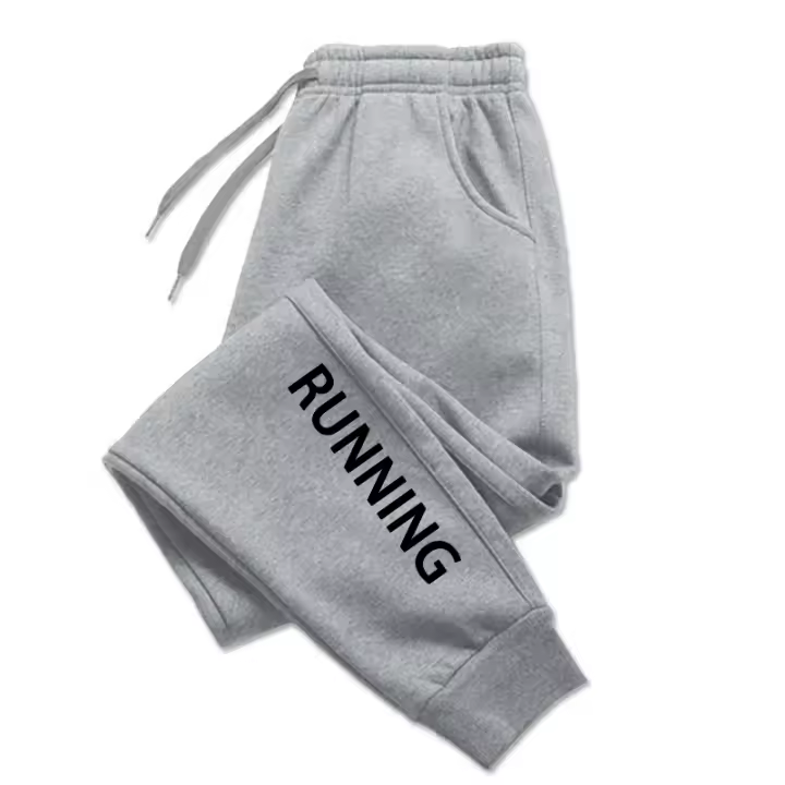 Pantalones De Correr Para Hombre Estampados De Letras Otoño Invierno Estilo Casual Fitness Gym Ropa Transpirable Pantalones De Jogger Solids - 1