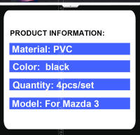 Vtear Pegatina De Protección Para Puerta De Coche Mazda 3 BP 2020-2021 Fibra De Carbono Accesorios Interiores Para Automóviles - details 2