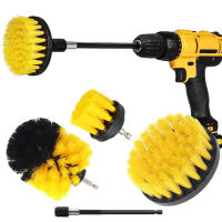 Juego de accesorios de cepillo de taladro, depurador eléctrico, cepillos de limpieza, Kit de herramientas con extensión para limpiar ventanas de vidrio de neumáticos de ruedas de coche - details 0