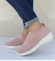 Zapatos Planos Para Mujer En Blanco Zapatos De Encaje Ligero Para Verano Y Otoño Casual Comodidad Sin Cordones Talla Real - details 6