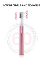 Afeitadora Eléctrica Para Cejas Y Rostro Mini Trimmer De Pelo Desplomador De Labios Cuerpo Brazos Y Piernas Material PP Tamaño SY - details 6