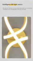 Luz De Techo LED Moderna En Colores Negro Y Oro Para Decoración Interior Adecuada Para Fóridos Pasillos Entradas Y Balcones - details 1