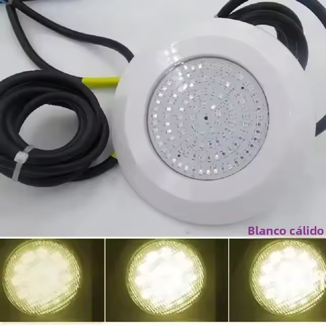 Luz Subacuática LED Super Delgada Para Piscina IP68 Impermeable DC12V RGB Multicolor Sincronizado Blanco Cálido Azul Blanco Frío - 1