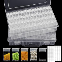 Caja De Almacenamiento De Plástico Para Pintura Diamante DIY Organizador De Joyas Y Encantos Con 1 Puesto En El Mercado - details 0